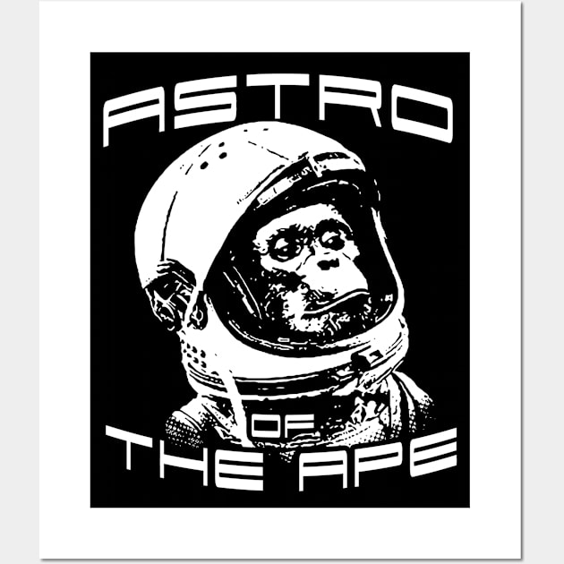 Astro Of The Ape Wall Art by eggtee_com